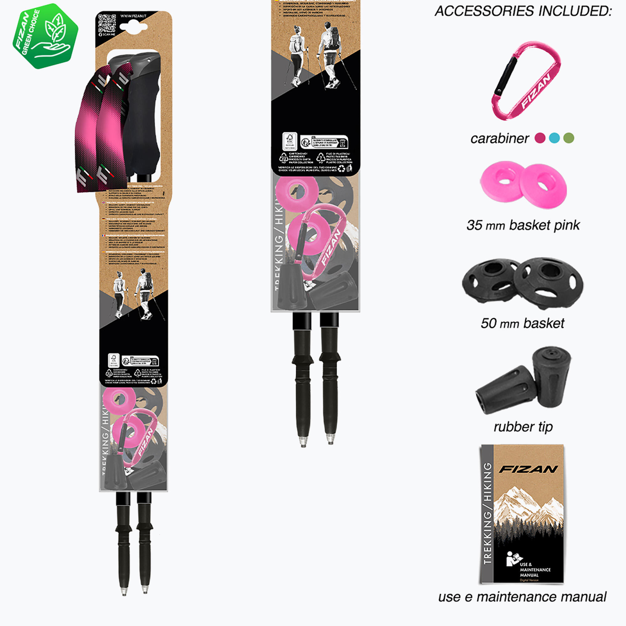Kije trekkingowe Fizan Compact Tech 7/7