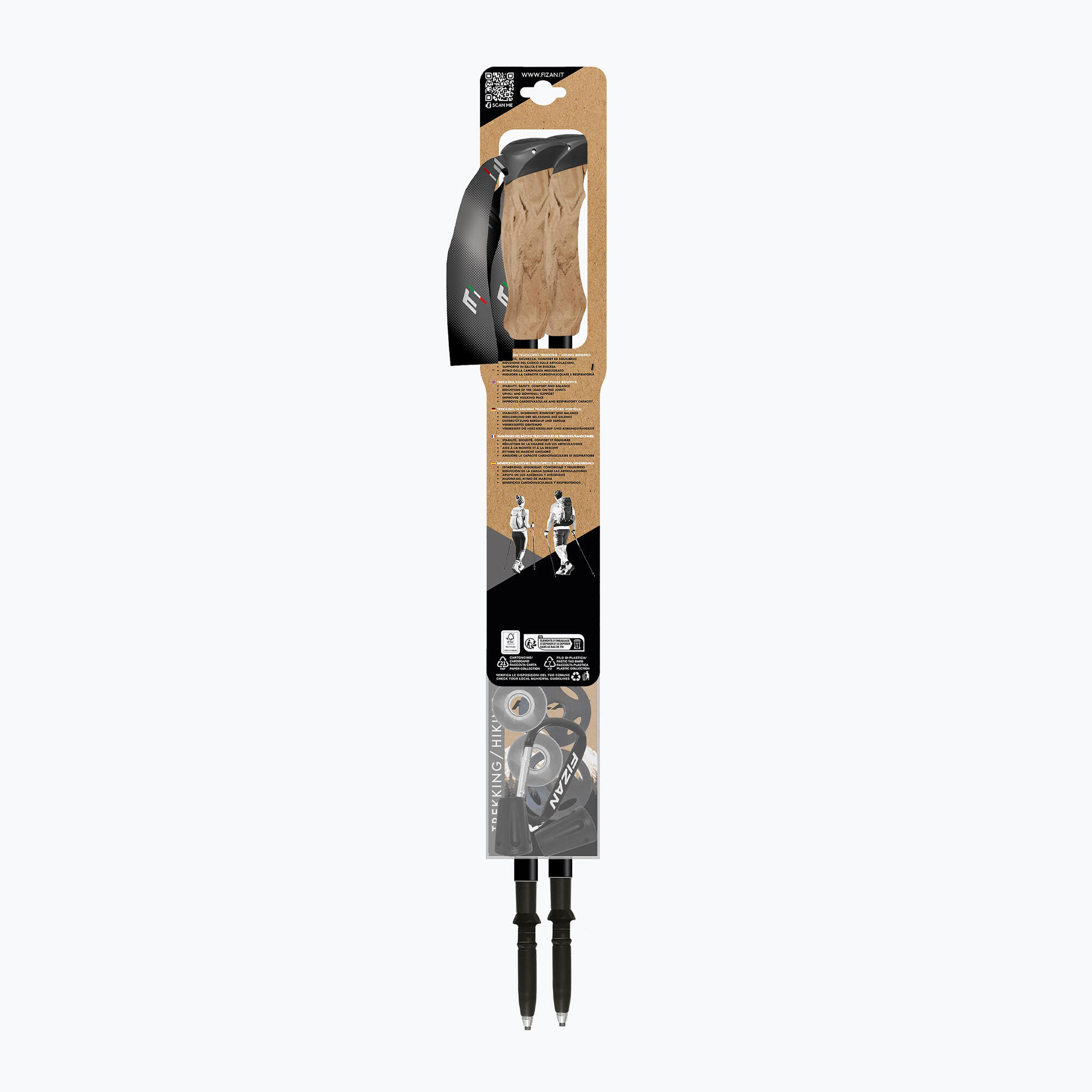 Kije trekkingowe Fizan Compact Tech 4/7