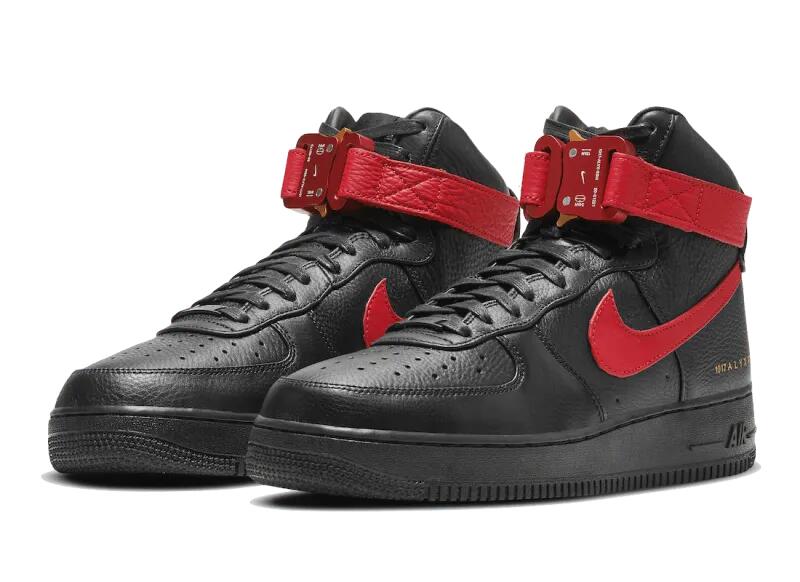 Air Force 1 High Alyx Black University Red - Taille : 45.5 EU 2/3