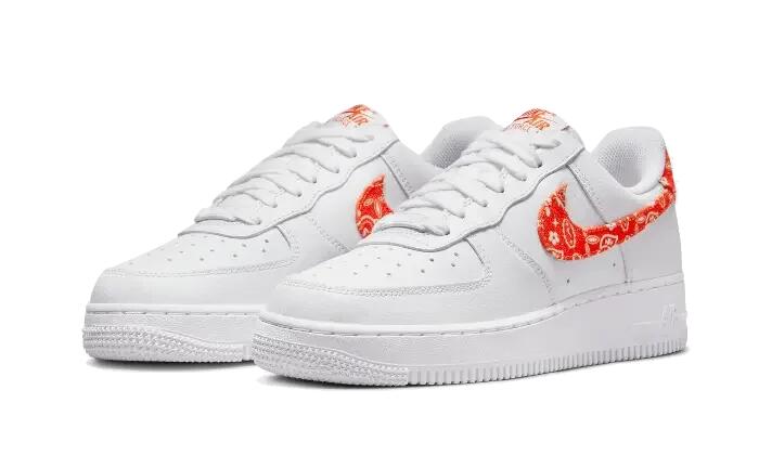 Air Force 1 Low '07 Essential Orange Paisley - Taille : 38.5 EU 2/3