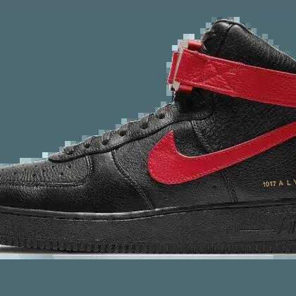 High-top shoes - Air Force 1 High Alyx - Black/University Red