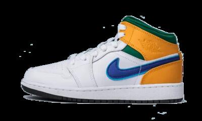 Scarpe - basket - air jordan 1 mid alternate - white/court purple