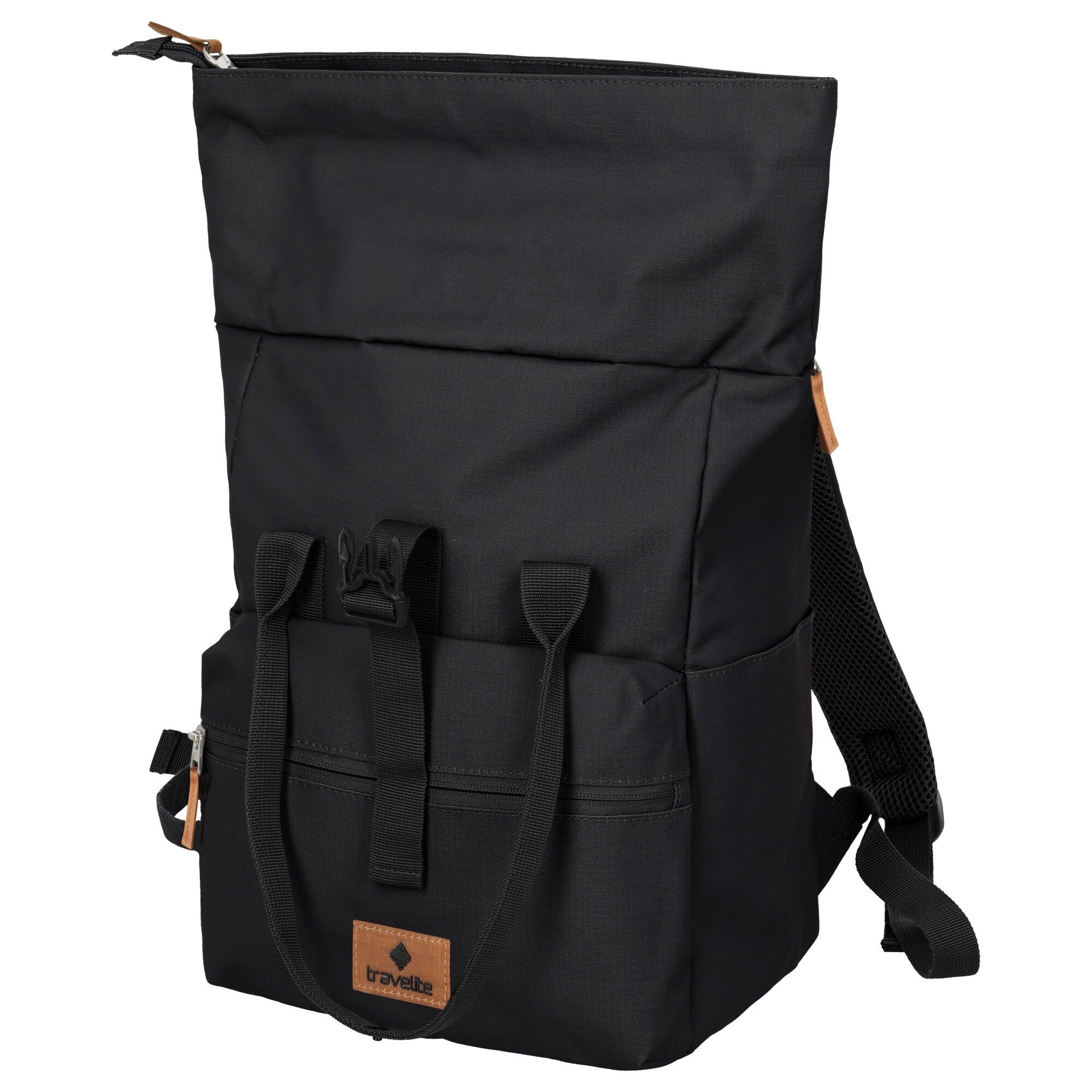 Travelite Basics Short Handle - Rolltop Rucksack 46 cm erw. 4/7