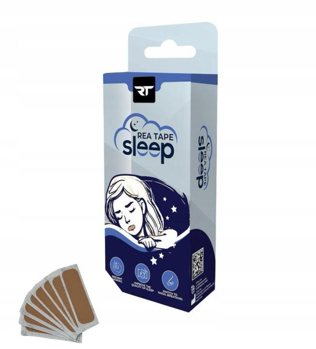 Plastry REA TAPE SLEEP Zestaw Zdrowy Sen Chrapanie 30szt Mouth teaping 2/2