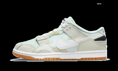 Schoenen - lifestyle - heren - dunk low scrap - lage, retro, sail/wit/seafoam