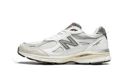 Schoenen - hardlopen - heren - 990 v3 - gemaakt in vs - sea salt/rain cloud