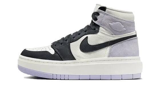 Air Jordan 1 Elevate High Light Lilac Black Toe - Taille : 36 EU