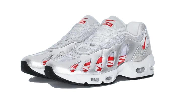 Scarpe - air max 96 supreme - argento metallico 2/2