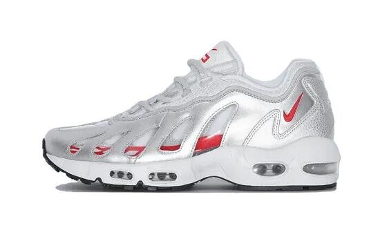 Scarpe - Corsa all'aperto - Uomo - Air Max 96 - Metallic silver/speed red