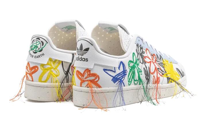 Superstar Sean Wotherspoon Superearth White - Taille : 42 2/3 EU 3/4