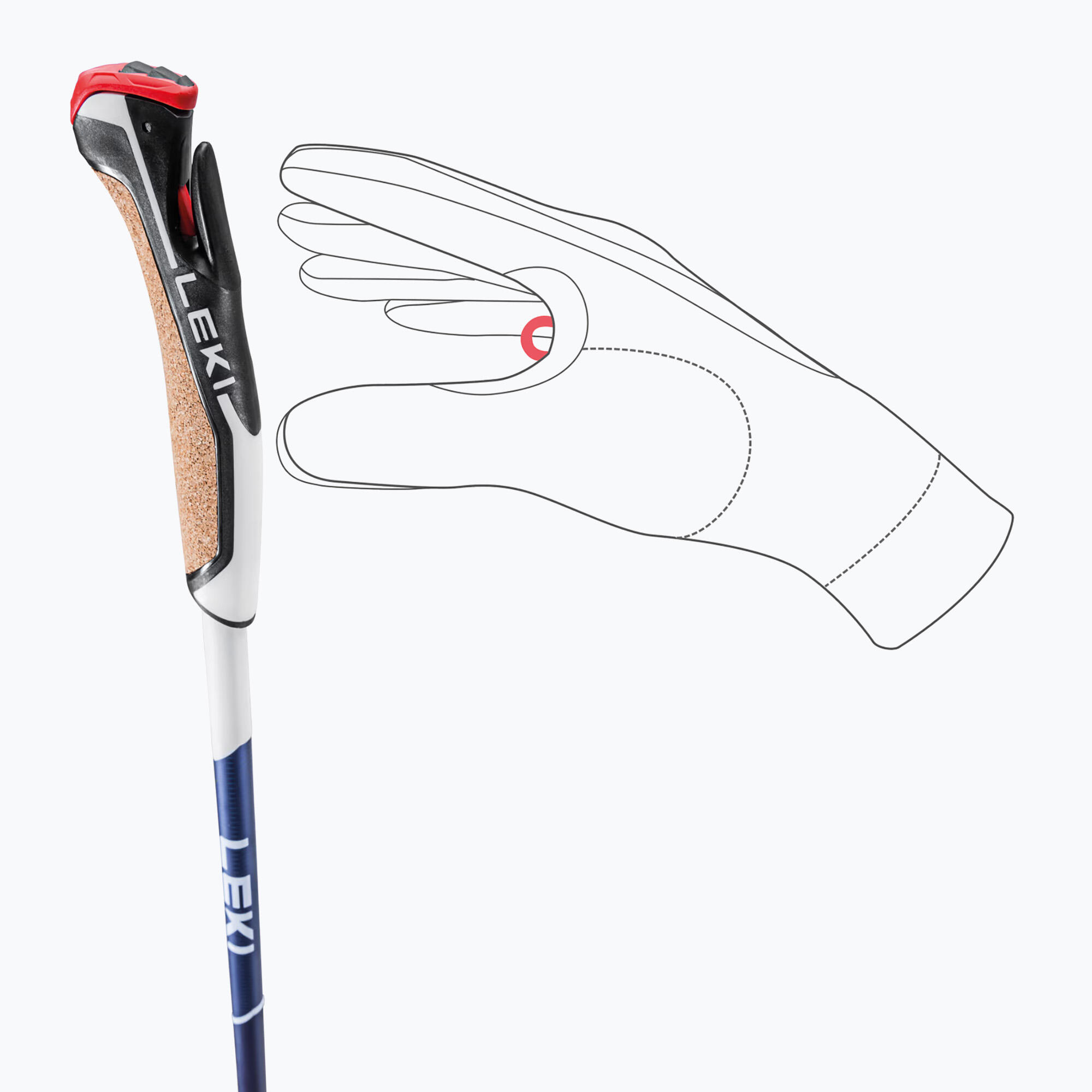 Kije nordic walking LEKI Smart Pacer Lite 6/7