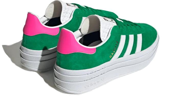 Gazelle Bold Green Lucid Pink - Taille : 42 2/3 EU 2/3