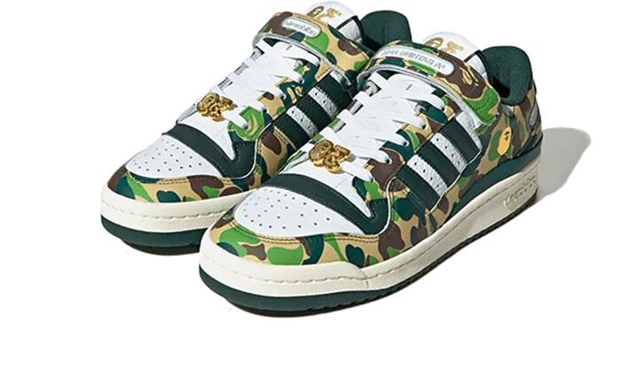 Forum 84 Low Bape 30th Anniversary Green Camo - Taille : 45 1/3 EU 2/4