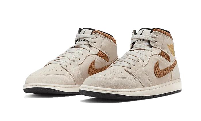 Air Jordan 1 Mid SE Brown Elephant - Taille : 40 EU 2/3
