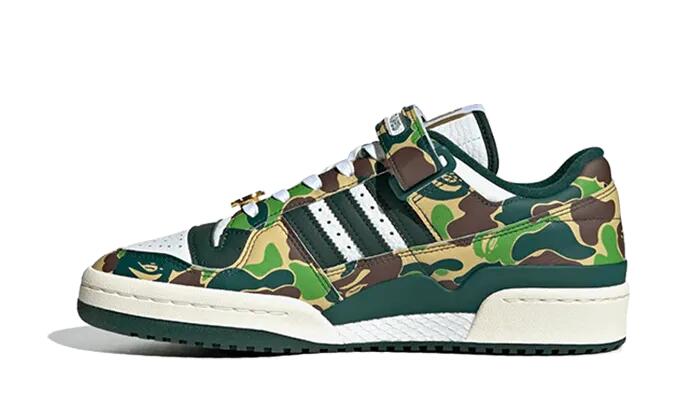 Forum 84 Low Bape 30th Anniversary Green Camo - Taille : 45 1/3 EU 1/4