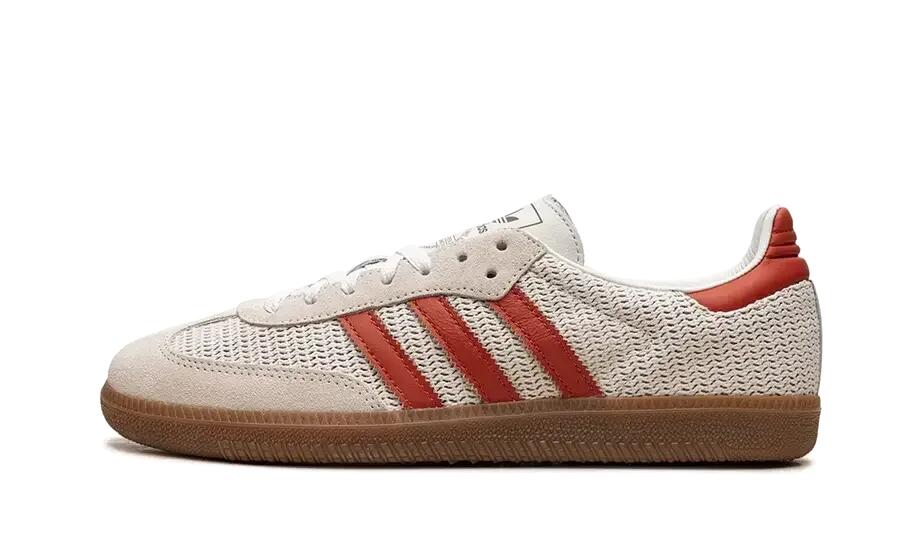 Adidas Samba OG Crystal White Preloved Red 1/4