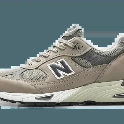 Men - Running - Shoes - Comfortable, Made in UK - 991 Ivy Grey