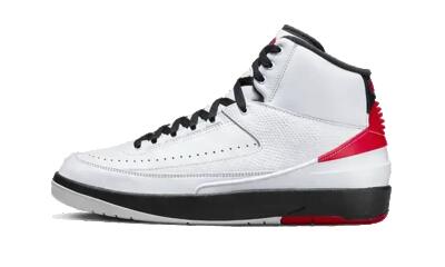 Schoenen - basketbal - unisex - air jordan 2 og - wit/varsity rood/zwart