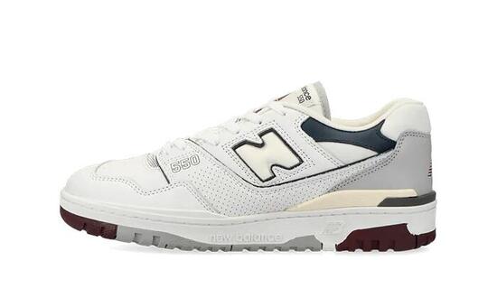 Scarpe - Basketball - Uomo - Confortevoli Pelle - BB550 - White Indigo