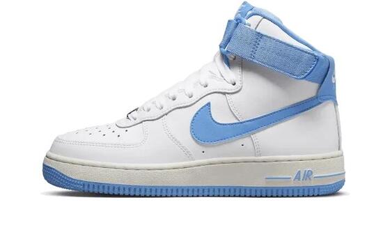 Scarpe - alte - air force 1 high - bianco/university blue
