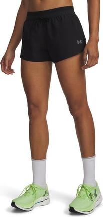 Pantalones cortos con aberturas Under Armour Velociti Pro Vent negros para mujer