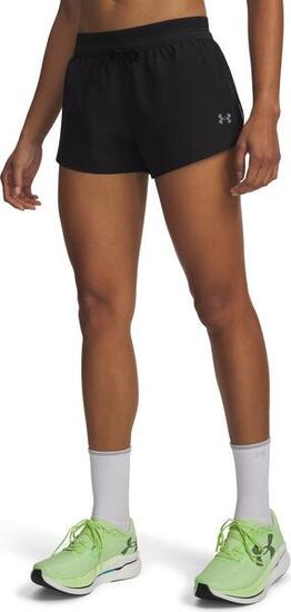 Pantalones cortos con aberturas Under Armour Velociti Pro Vent negros para mujer