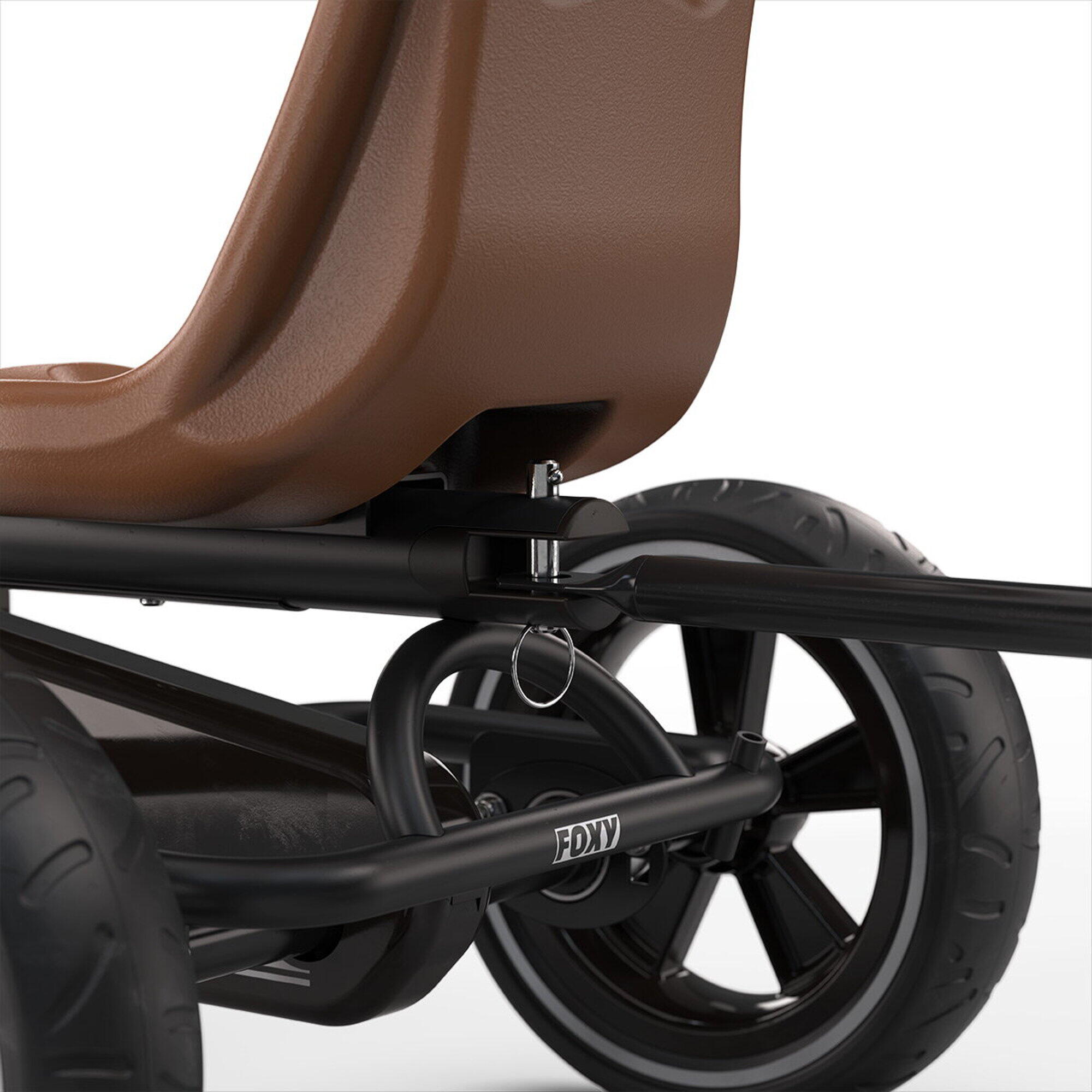 Go-kart EXIT Foxy con rimorchio - Espresso Nero 6/7