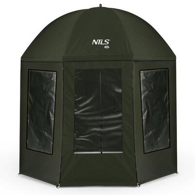Vissersparasol met volledige overkapping nils camp nc4701
