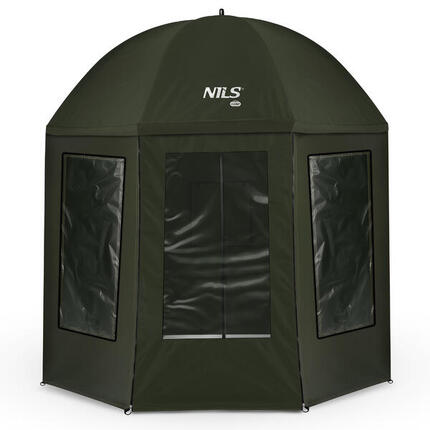 Vissersparasol met volledige overkapping NILS CAMP NC4701