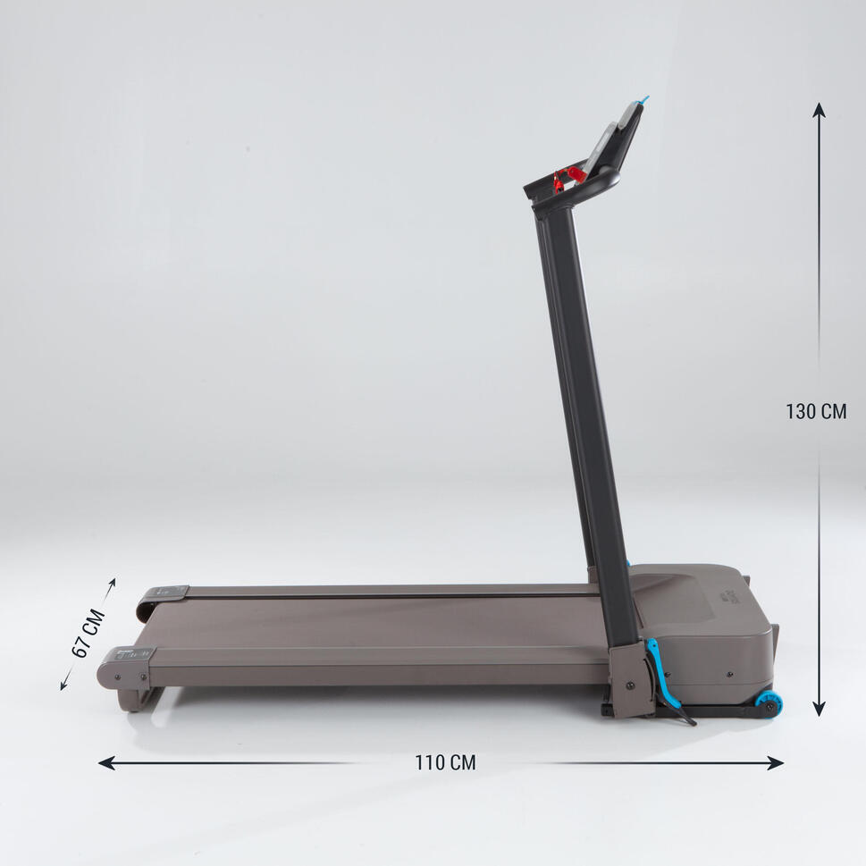 Segunda Vida - Passadeira de Caminhada W500 Compacta, 8km/h, 40x100cm, Sem Monta 2/4