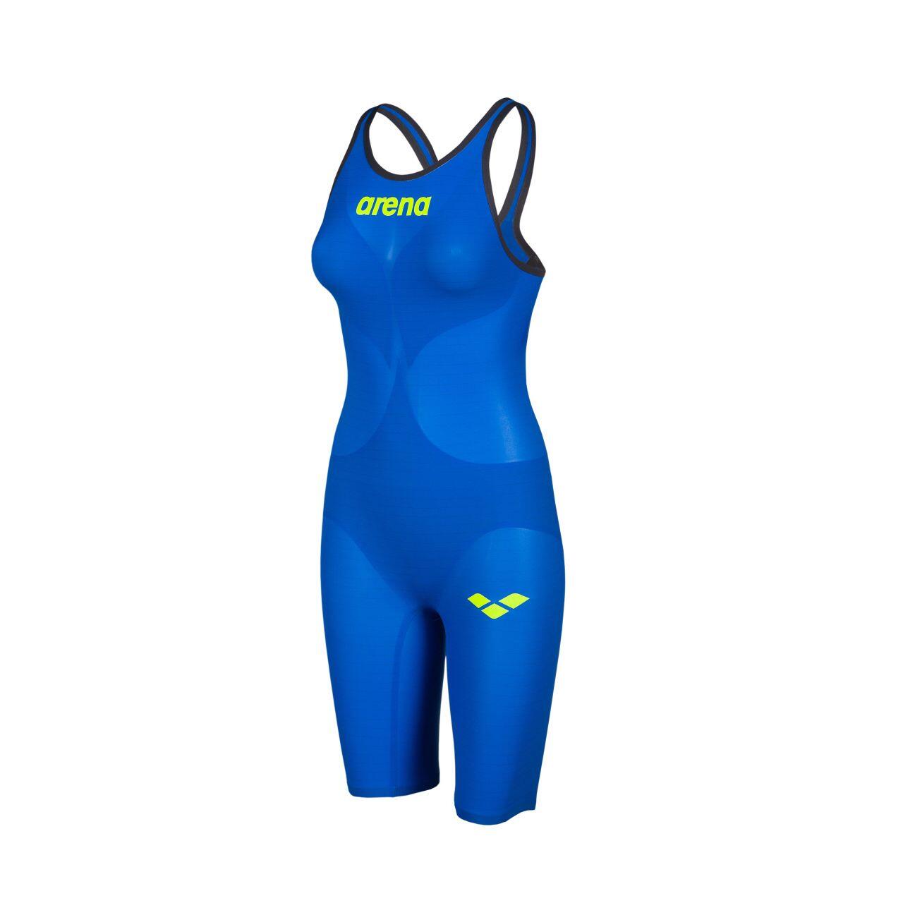 Arena Powerskin Carbon Air 2 Full Body Short Leg - Blue/Grey 1/6