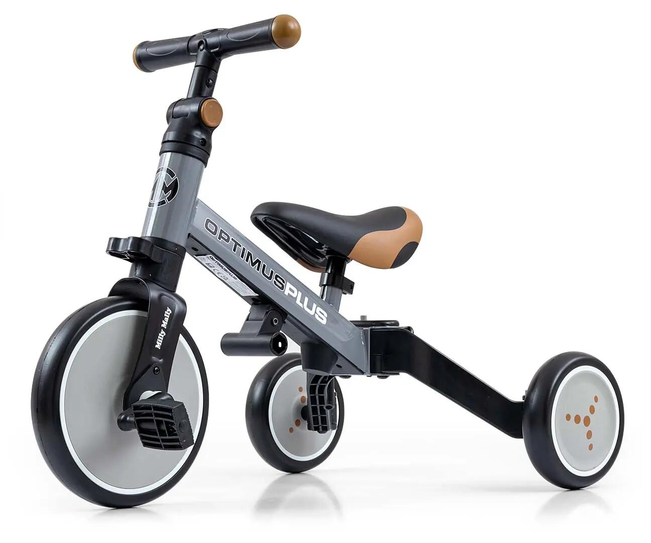 Optimus Plus 4-in-1 Fahrrad – Grau 3/7