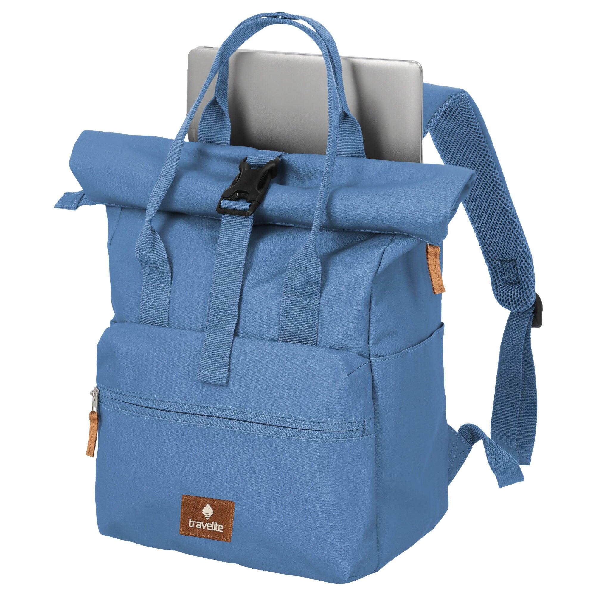 Travelite Basics Short Handle - Rolltop Rucksack 46 cm erw. 6/7