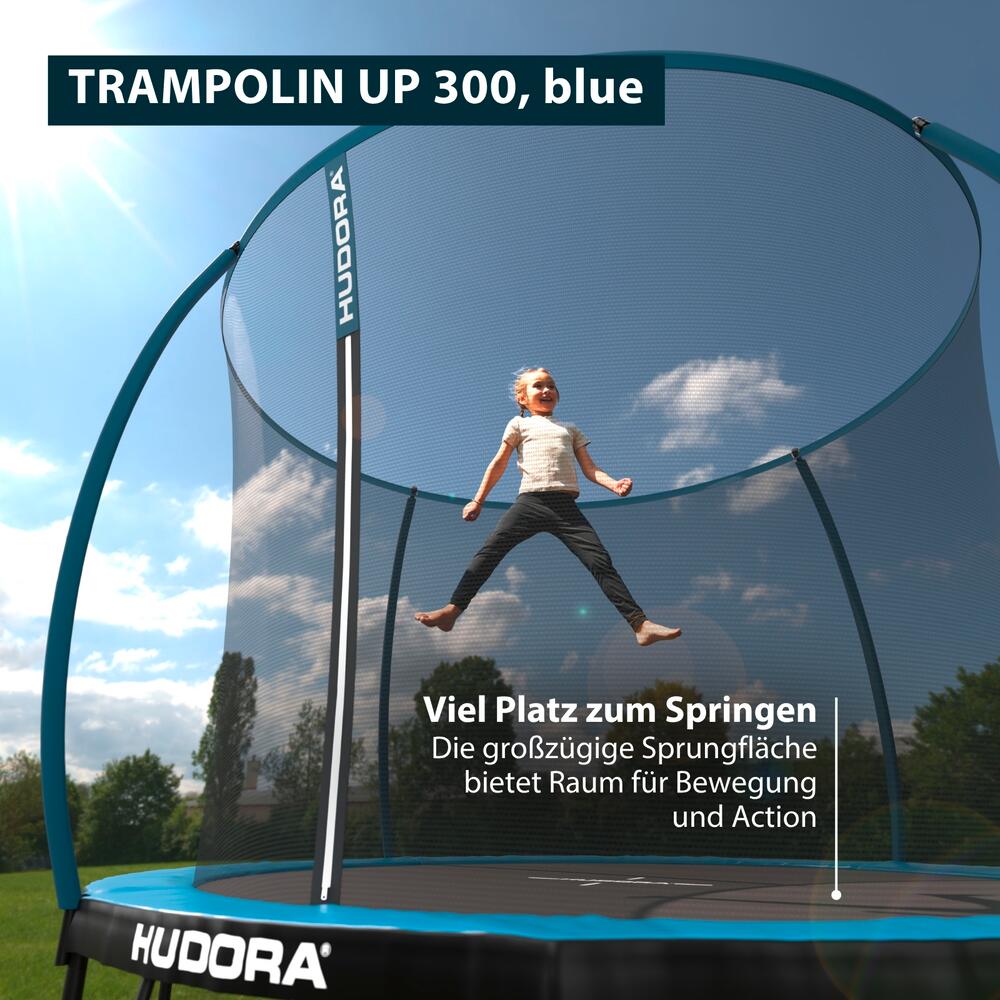Trampolin Up 300 mit Sicherheitsnetz, Leiter und Erdanker - 300cm 2/6