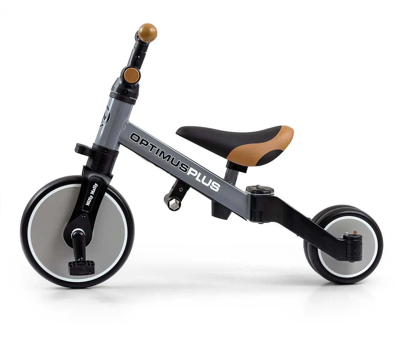 Optimus Plus 4-in-1 Fahrrad – Grau 7/7
