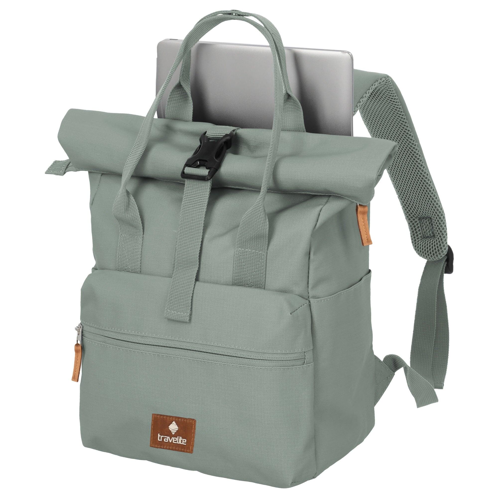 Travelite Basics Short Handle - Rolltop Rucksack 46 cm erw. 5/7