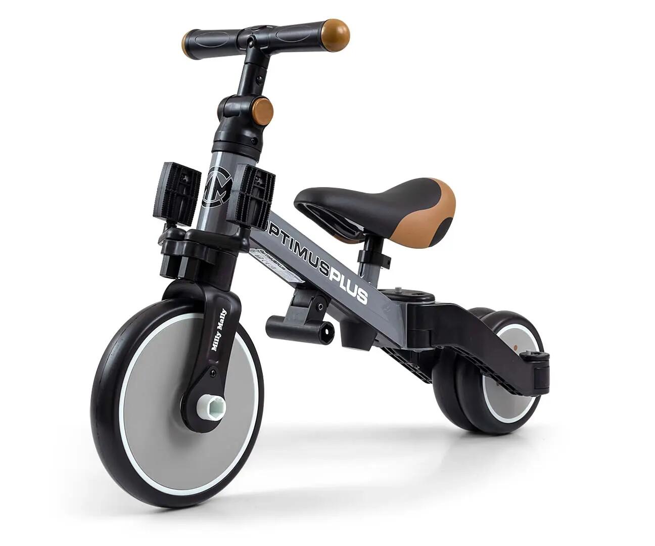 Optimus Plus 4-in-1 Fahrrad – Grau 6/7