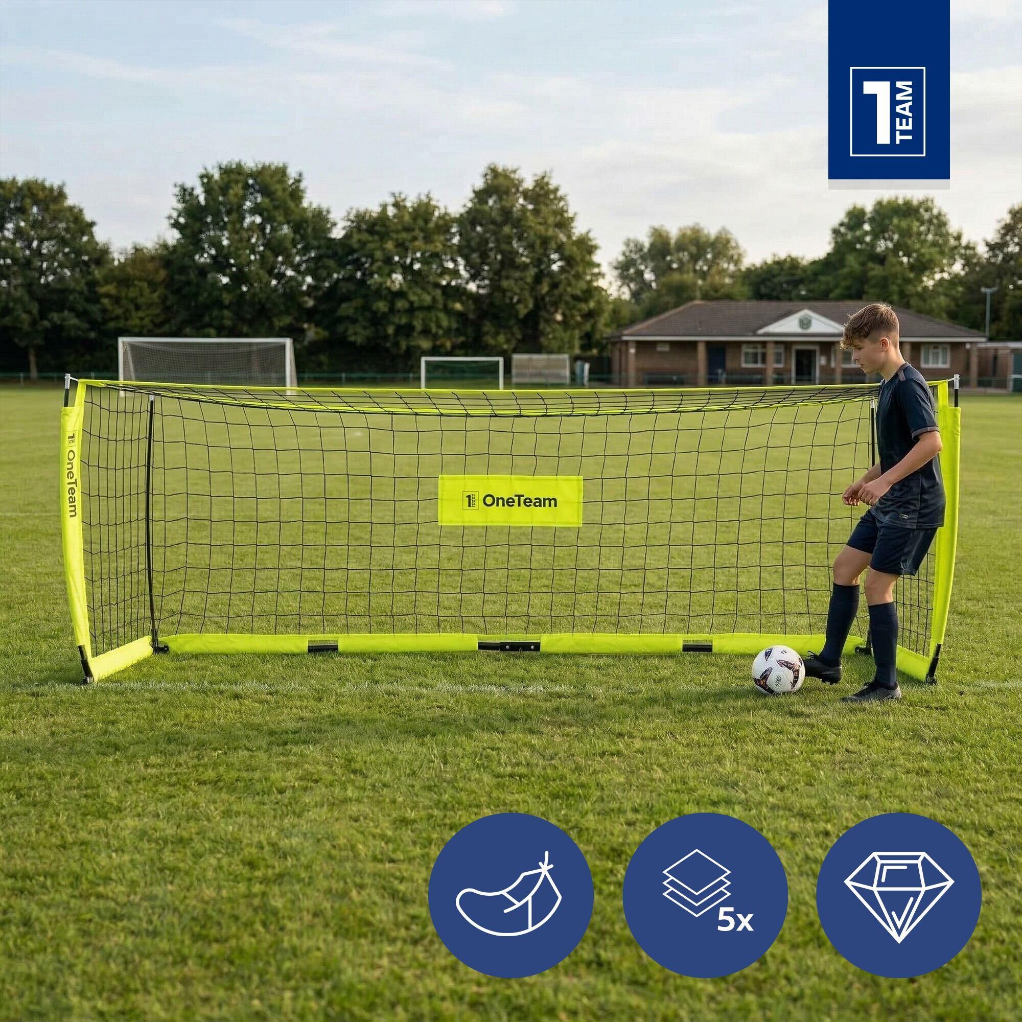 Bramka do piłki nożnej OneTeam Flex Square 300 x 100 cm 5/7