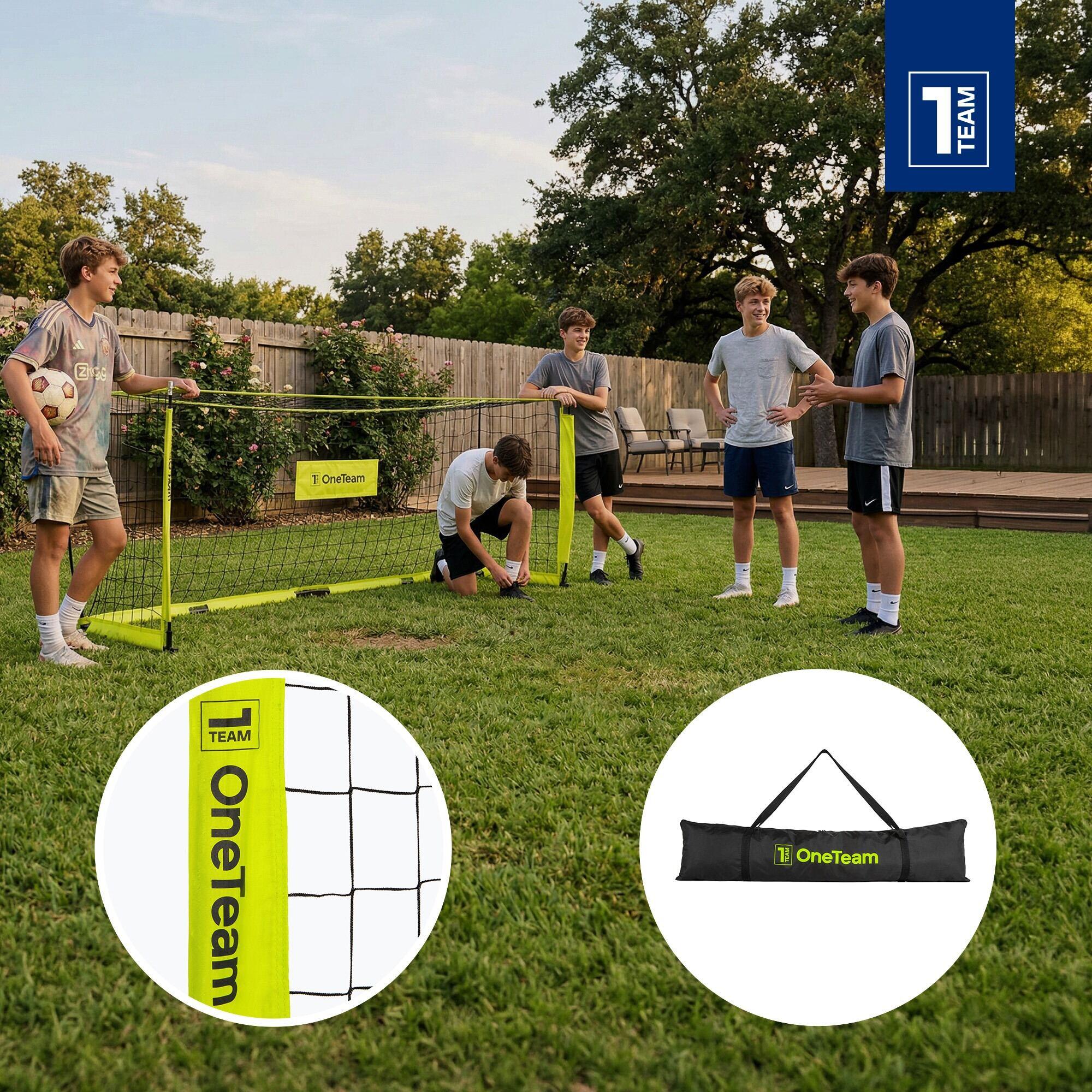 Bramka do piłki nożnej OneTeam Flex Square 300 x 100 cm 7/7
