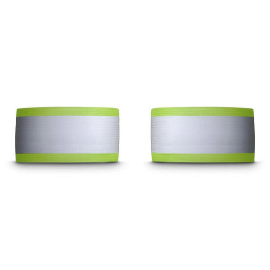HAMA Reflektorband für Fahrradfahren, Joggen, elastisch, 2er-Set