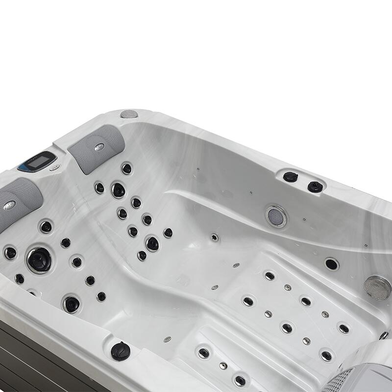 Spa 2 places allongées Archipel® GT2 PRO MAX BLANC MARBRE LED -  Balboa 210x148 7/7