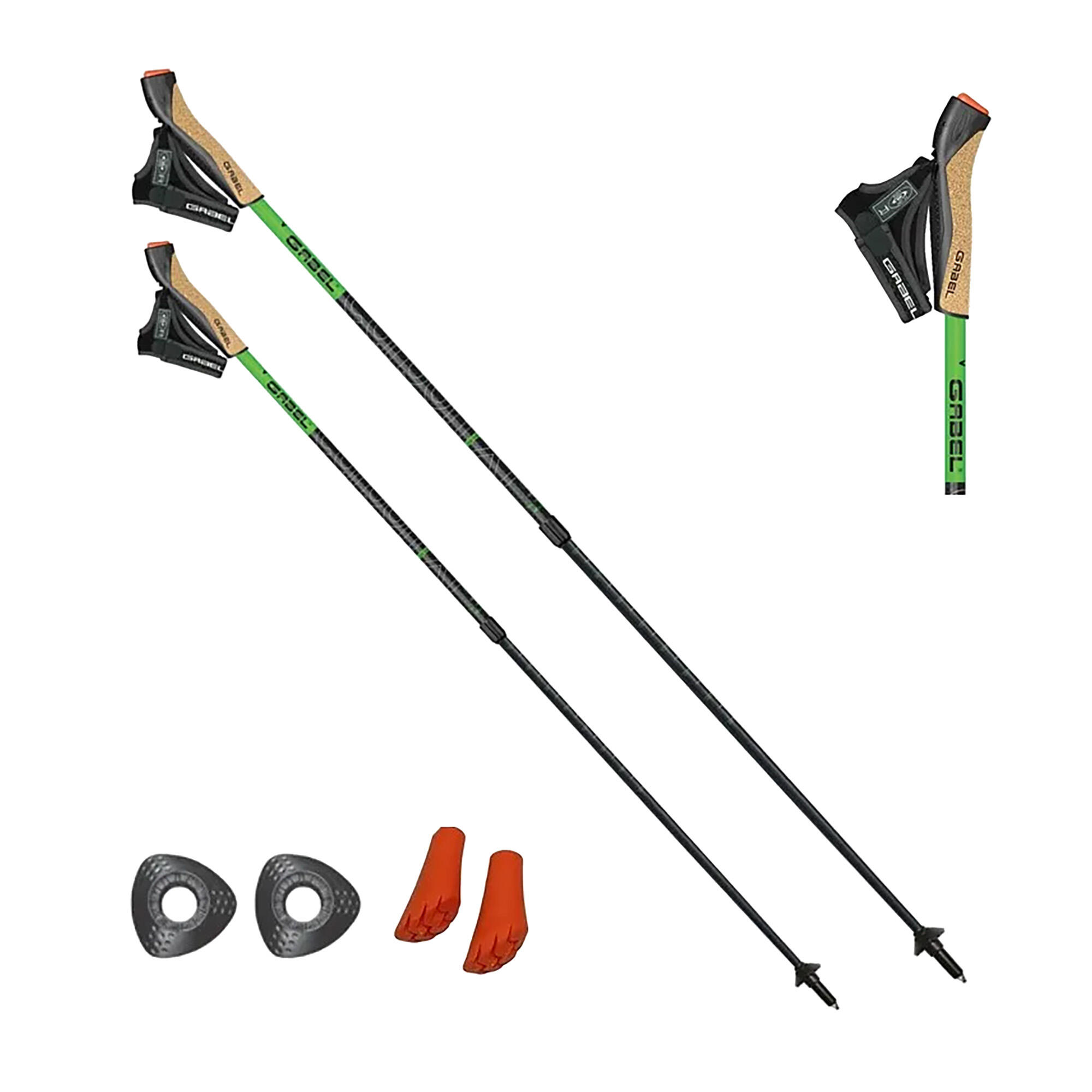 Kije nordic walking GABEL Carbon XT 2S 80 F.L. 2/2