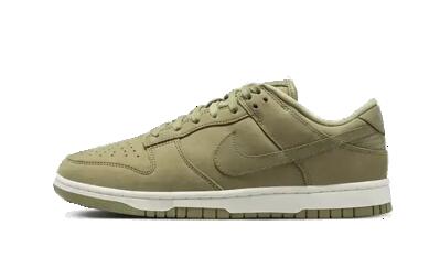 Schoenen - lifestyle - unisex - dunk low prm - laag - neutraal olijf