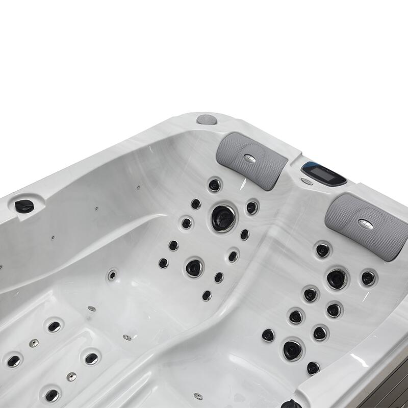 Spa 2 places allongées Archipel® GT2 PRO MAX BLANC MARBRE LED -  Balboa 210x148 5/7