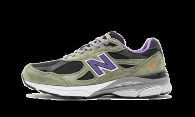 Scarpe - Corsa - Uomo - Ammortizzate Stabili - 990 V3 - Olive/Nero
