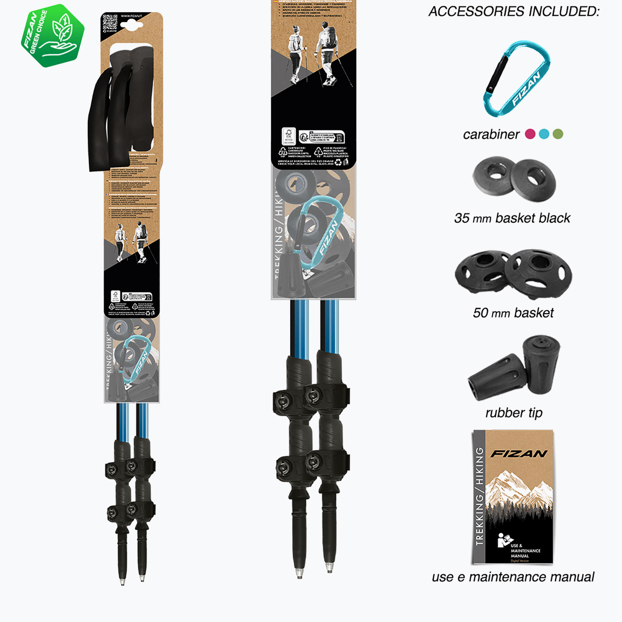 Kije trekkingowe Fizan Trek Pro L 5/7