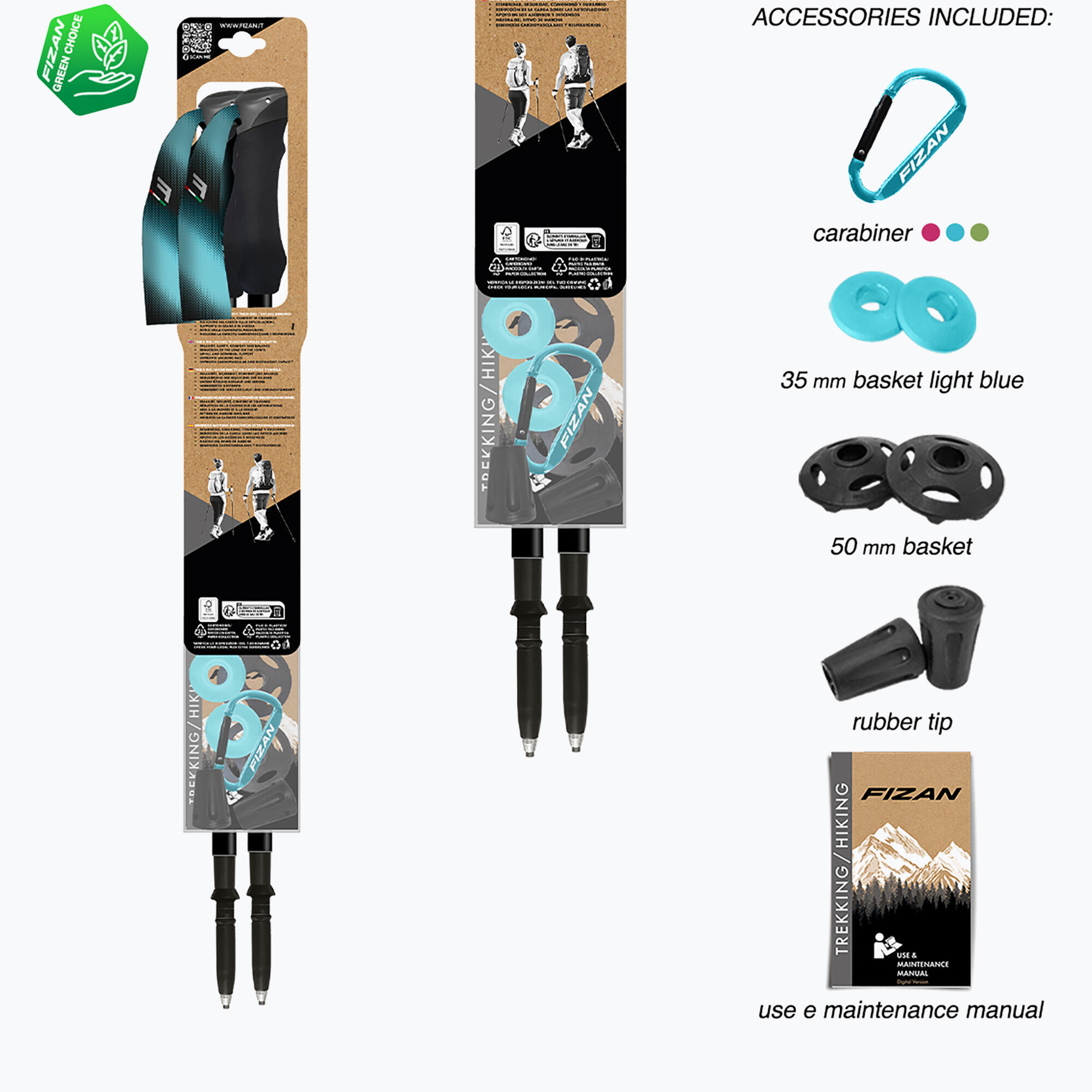 Kije trekkingowe Fizan Compact Tech 7/7