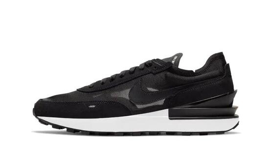 Zapatillas - City - Ligeras - Waffle One - Blanco-negro-naranja
