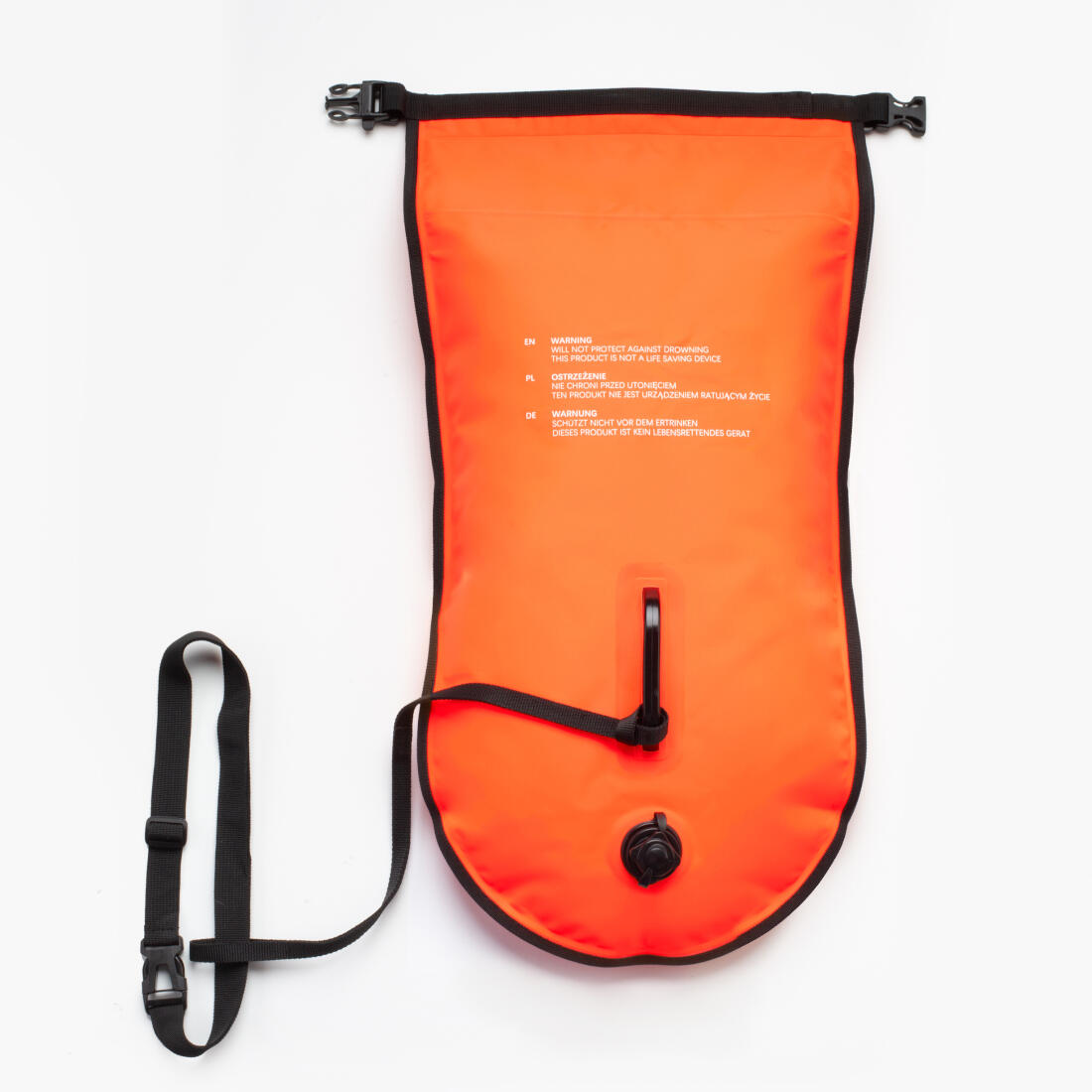 Schwimmboje für offenes Wasser mit 17-Liter-Tasche, orange 2/6