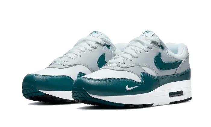 Zapatillas - unisex - amortiguación air - air max 1 - blanco/teal 2/3